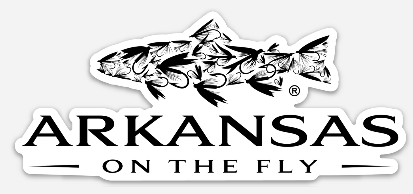 Arkansas On The Fly - Die Cut Sticker