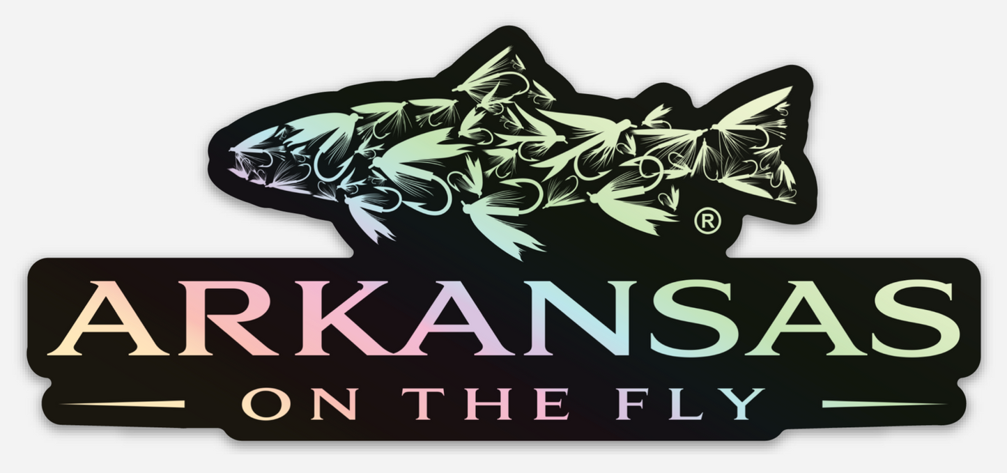 Arkansas On The Fly - Die Cut Sticker