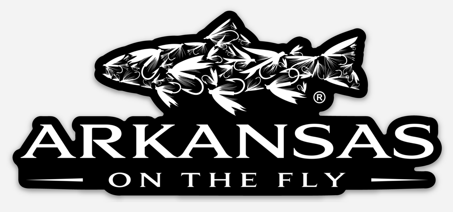 Arkansas On The Fly - Die Cut Sticker